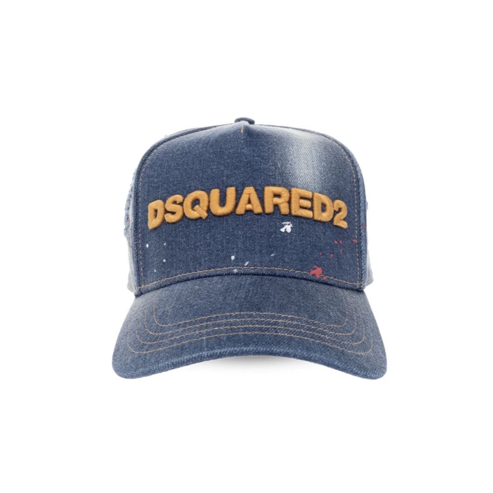 Dsquared Denim Distressed baseball cap